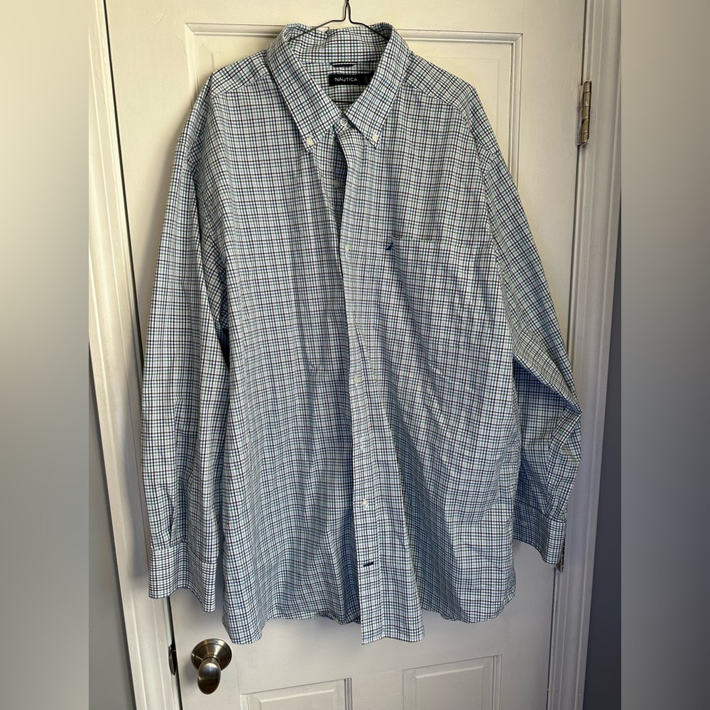Big and Tall Nautica Button Down Shirt